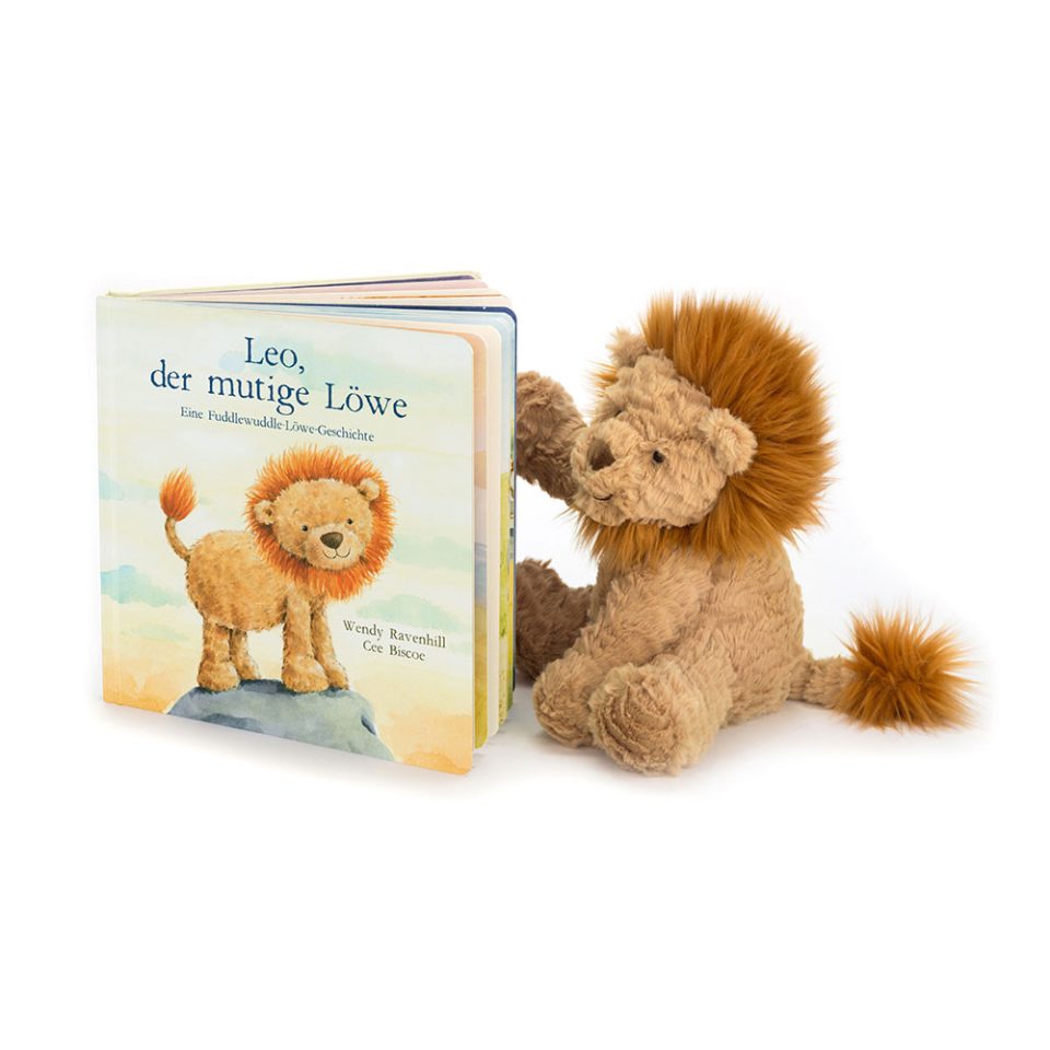 Leo, Der Mutige Lowe Buch and Fuddlewuddle Lion Medium