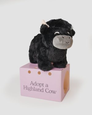 Black Highland Cow Plushie