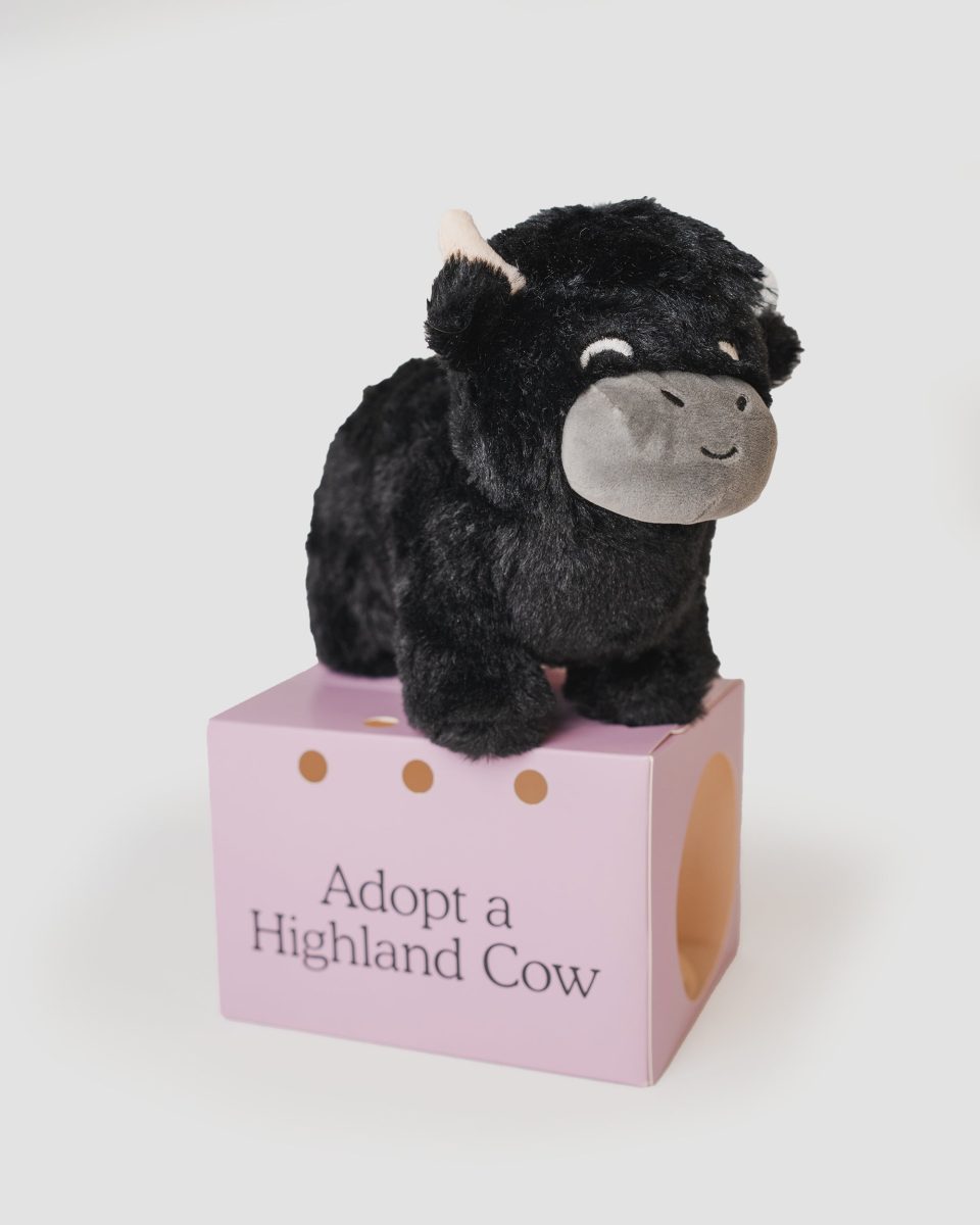 Black Highland Cow Plushie